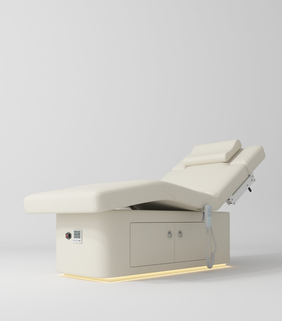 electric massage bed in cream