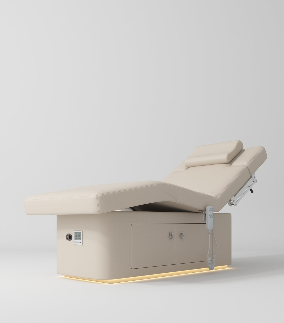 eletric massage bed with storage in nude