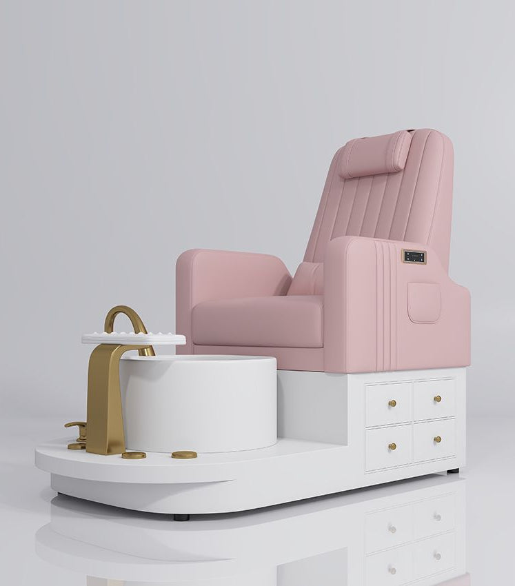 luxury pink pedicure station