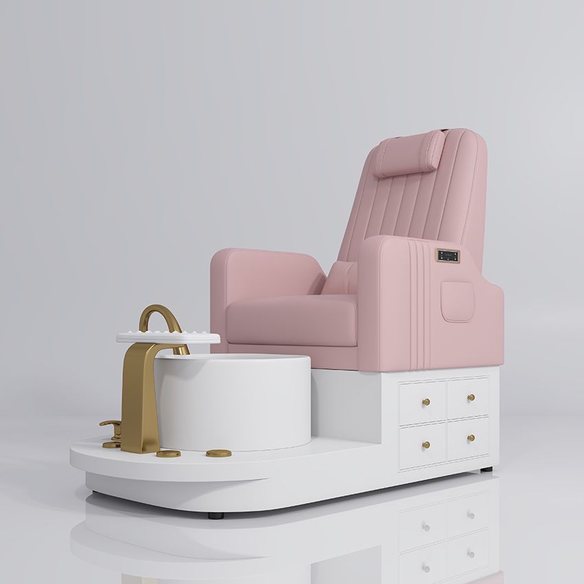 luxury pink pedicure station
