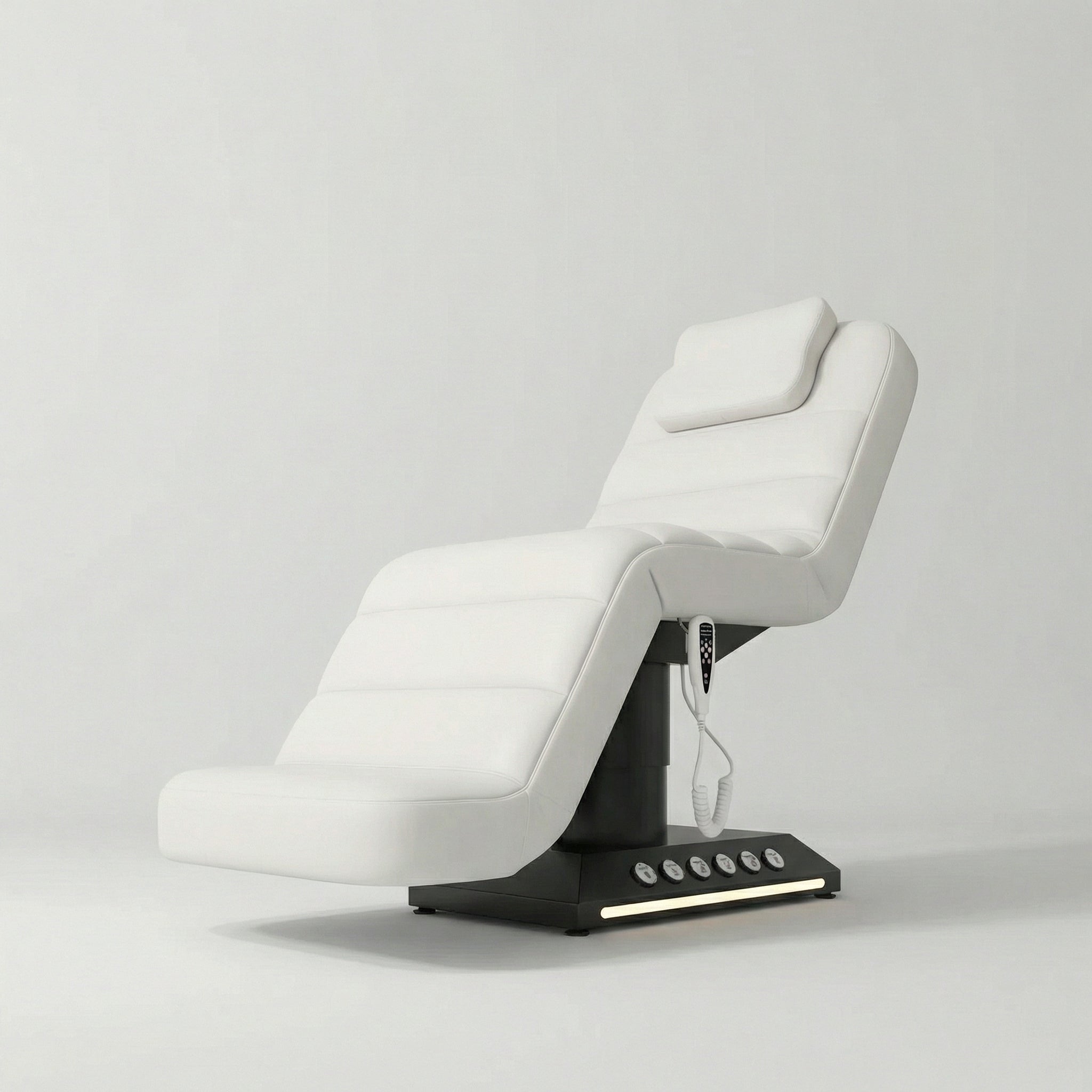 luxury white beauty bed with electric control