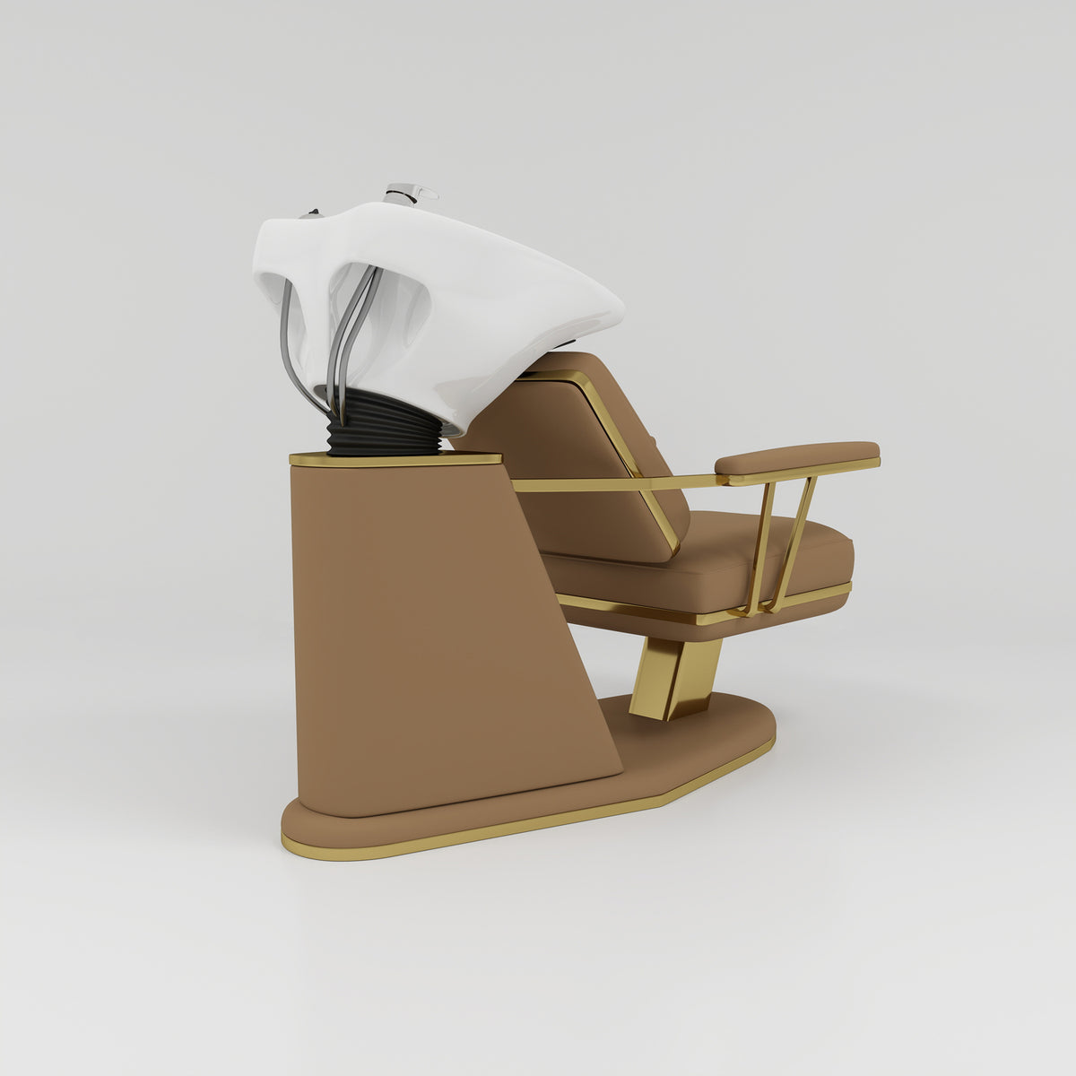 Modern Shampoo Chair with Hidden Pipework
