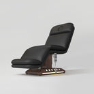 Black Leather Padded Bed for Massages 