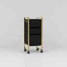 Black Trolley with 3 Draws and Wheels