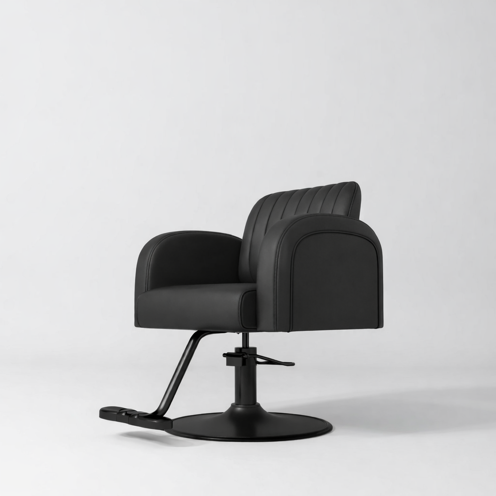 Luxury All Black Hair Chair