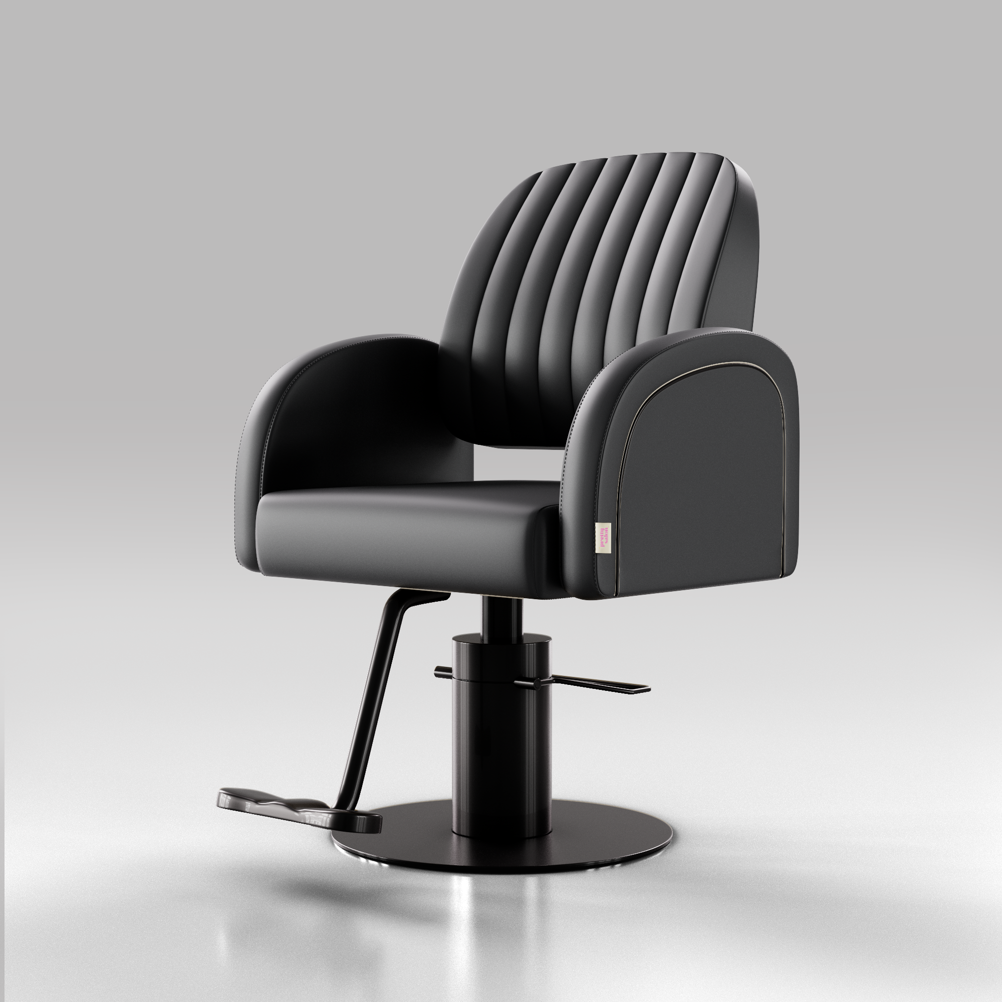 Luxury All Black Hair Chair