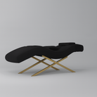 Adjustable Headrest Lash Bed in Black 