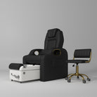 black pedicure station 