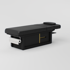 Black beauty bed with roll holder