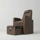 brown pedicure chair with no plumbing 
