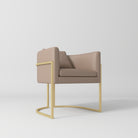 Nail Salon Chair for nail desk in brown