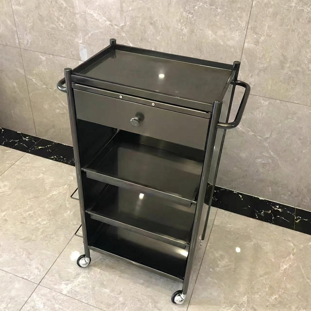 stainless steel beauty trolley