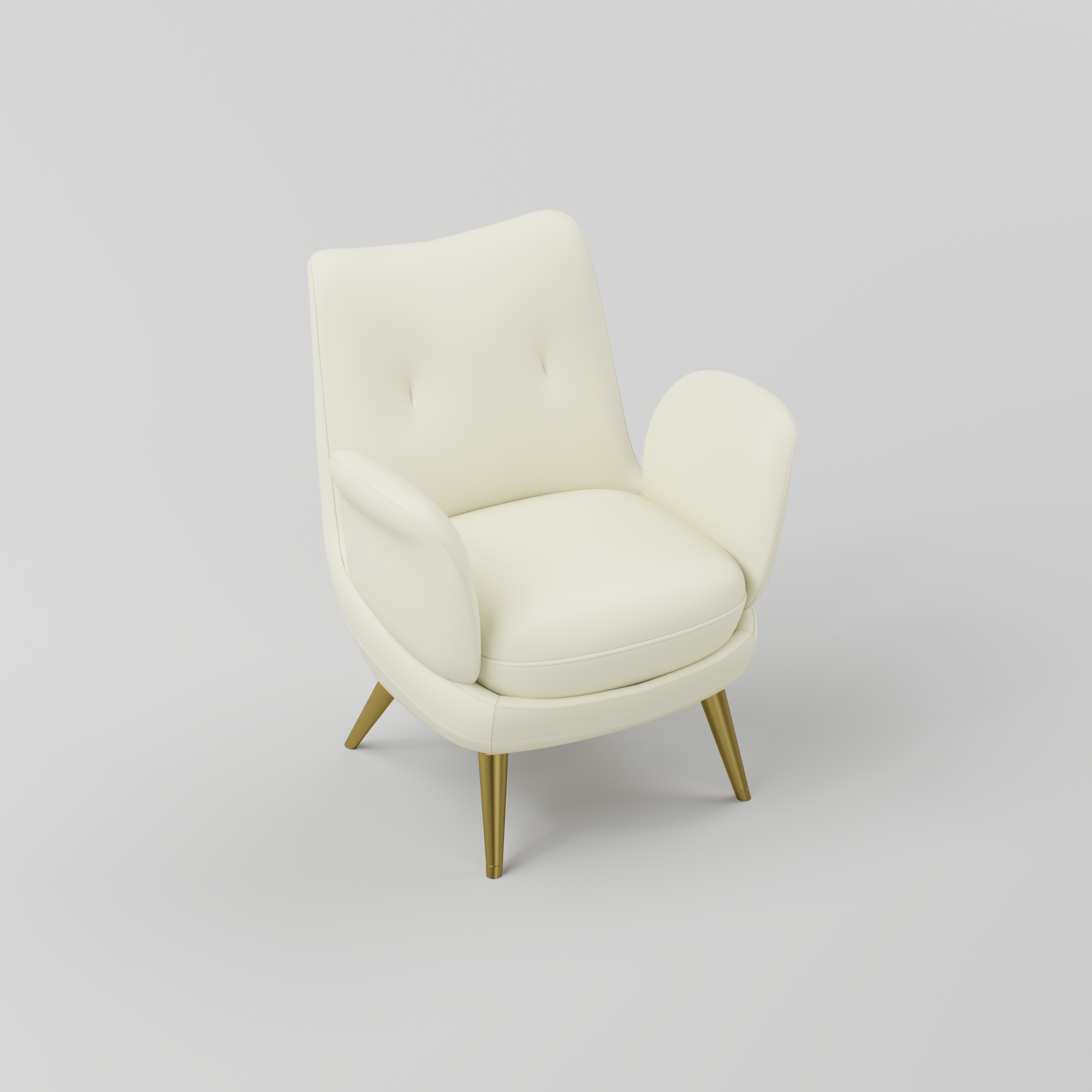 Close-up of the cushioned leather seat designed for comfort in nail salon areas.