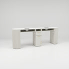 Nail Desk with draws and gold handles