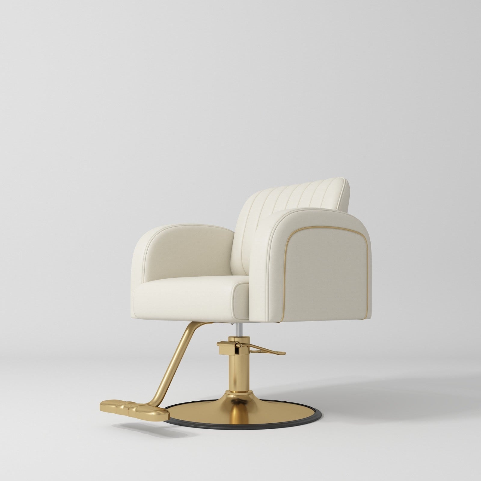 Cream & Gold Hair Salon Chair