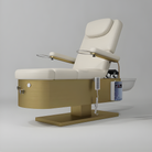 Cream treatment bed with head pillow, headspa and foot spa