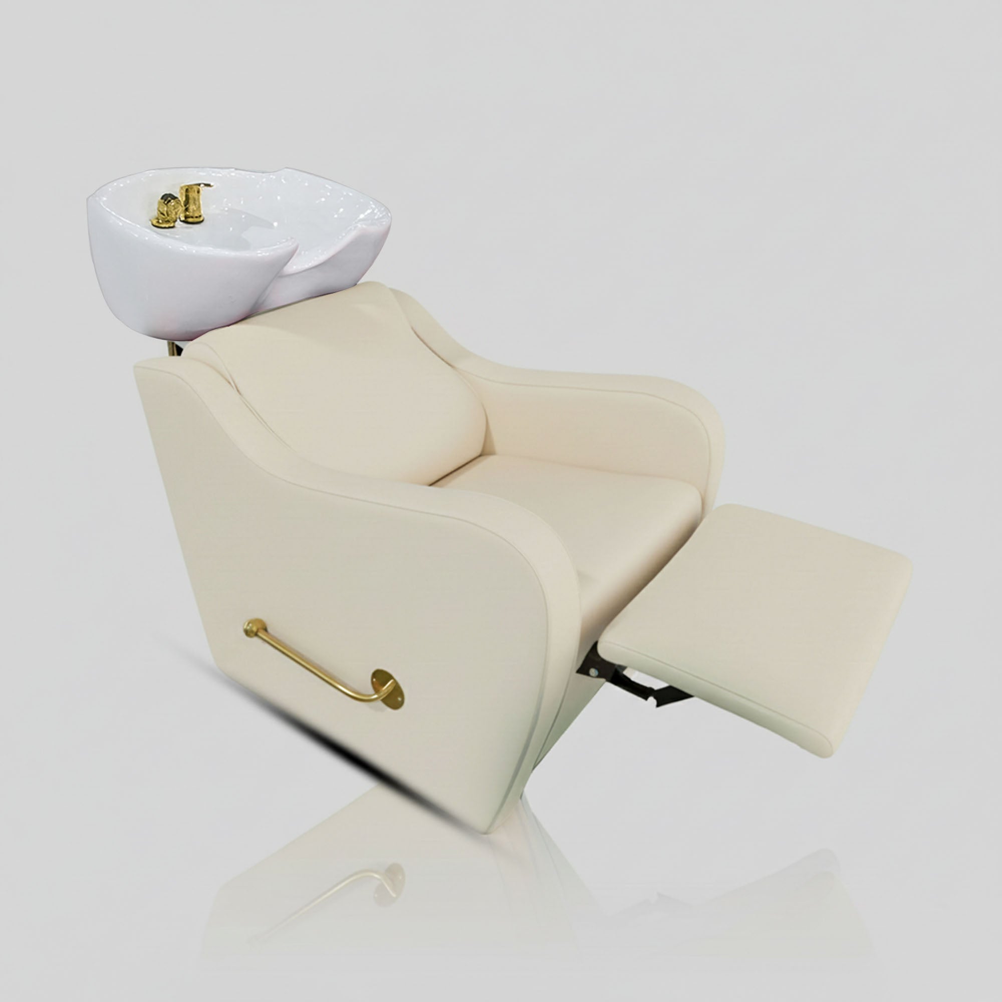 White Sink and Cream Chair for Hairdressers