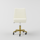 Luxury Cream Beauty Stool for Salons