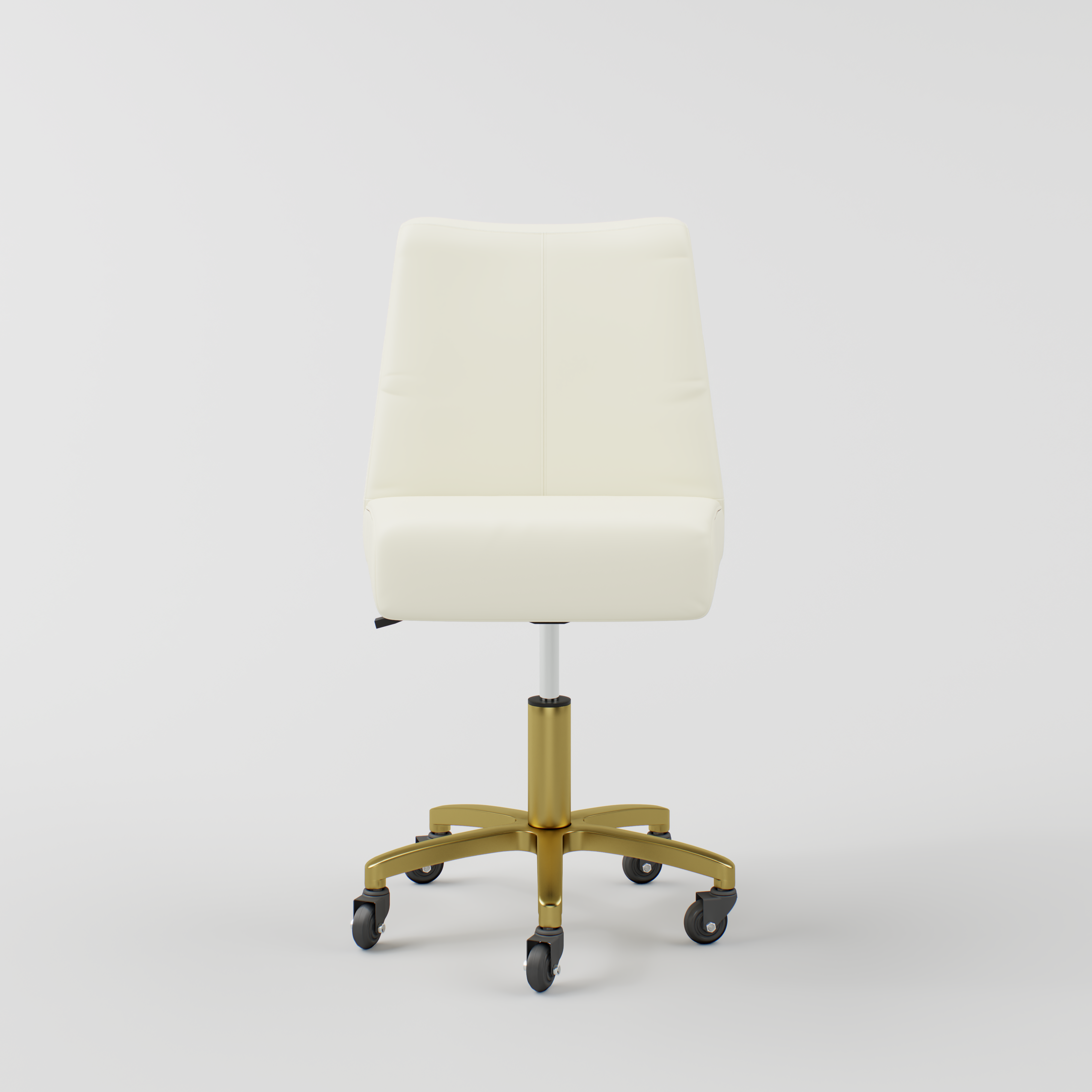 Luxury Cream Beauty Stool for Salons