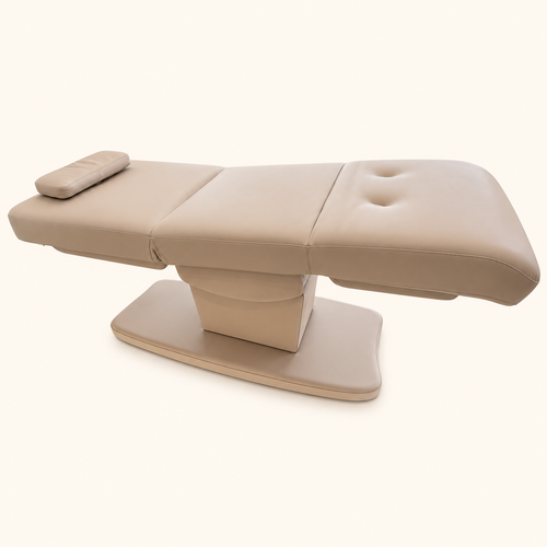 Nude massage bed