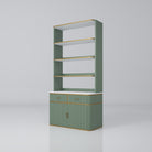 Green and Gold Nail Display Unit