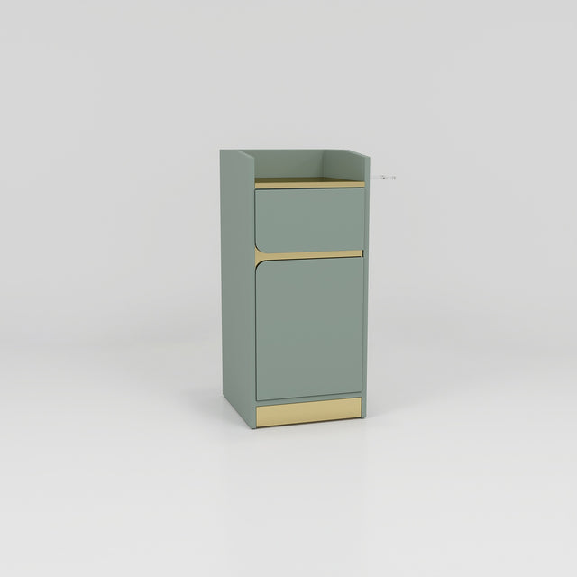 Small storage unit for beauty professionals