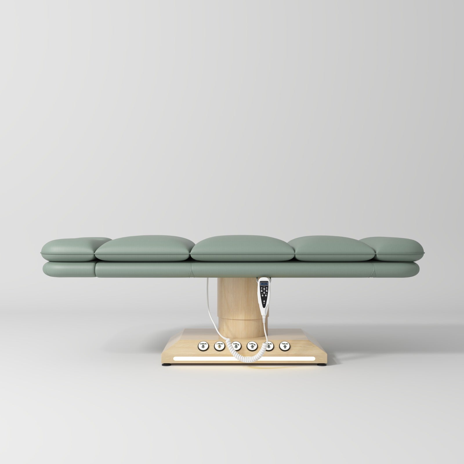 Sage Green Massage Bed with Foot Control 