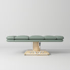 Sage Green Massage Bed with Foot Control 