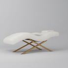 Curved Lash Bed with Pillow and Adjustable Headrest 