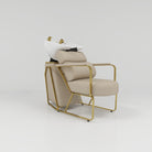 Premium backwash unit in nude and gold