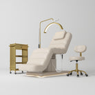 Bed, light, trolley and stool for Beauty salons