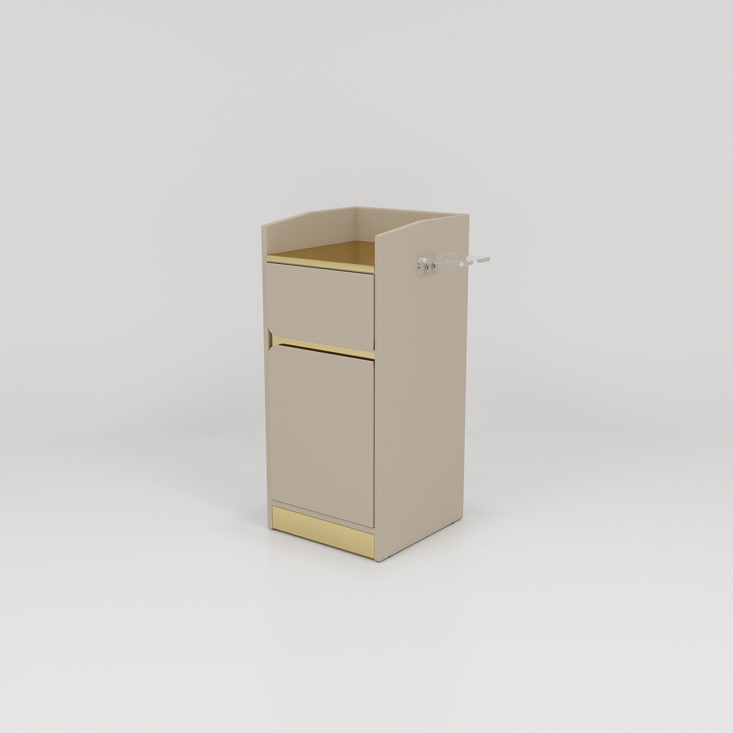 Nude and Gold Small Beauty Unit