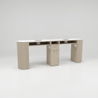 Nude Nail Station in Painted MDF with extractor fans