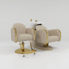 Nude and gold hair furniture set 