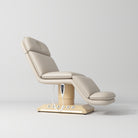 Vegan Leather Nude Salon Bed with Hand Remote and Foot Control 