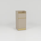 Nude and Gold Storage Cabinet with Draw and Cupboard 