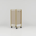 Nude Trolley with Wheels and Hairdryer Holder