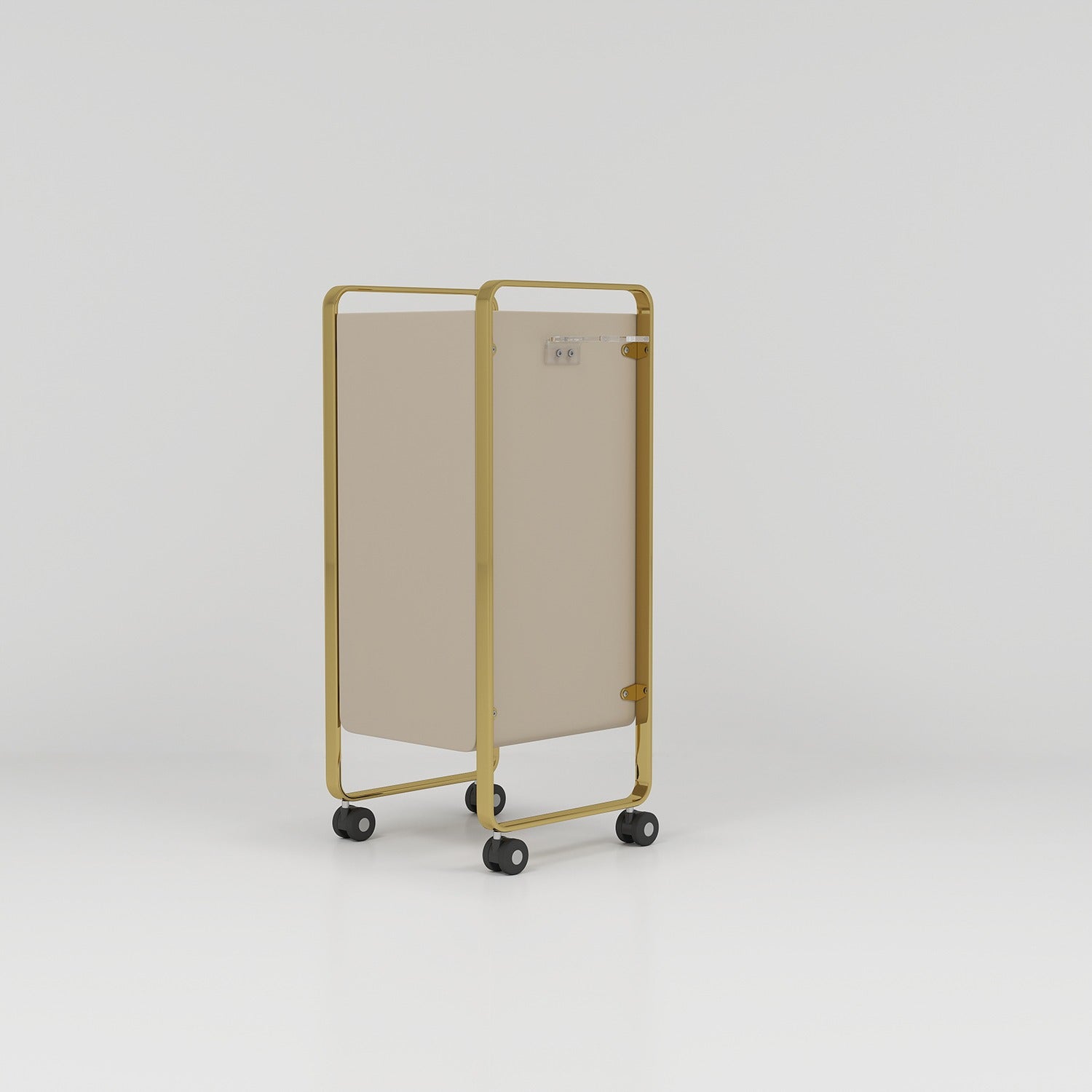 Nude Trolley with Wheels and Hairdryer Holder