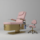 Pink & Gold Japanese Head Spa with pedicure station