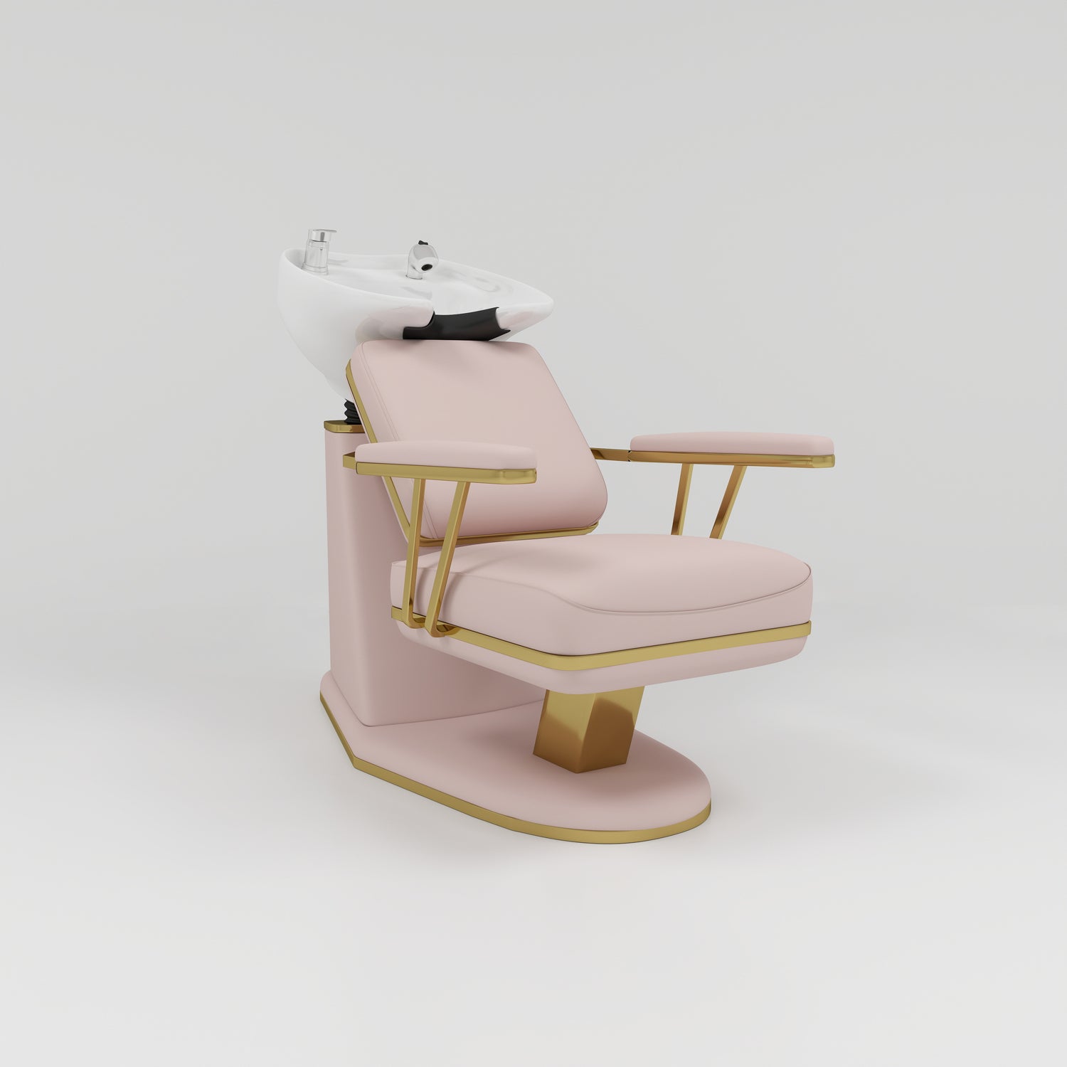 Pink and Gold Backwash Unit