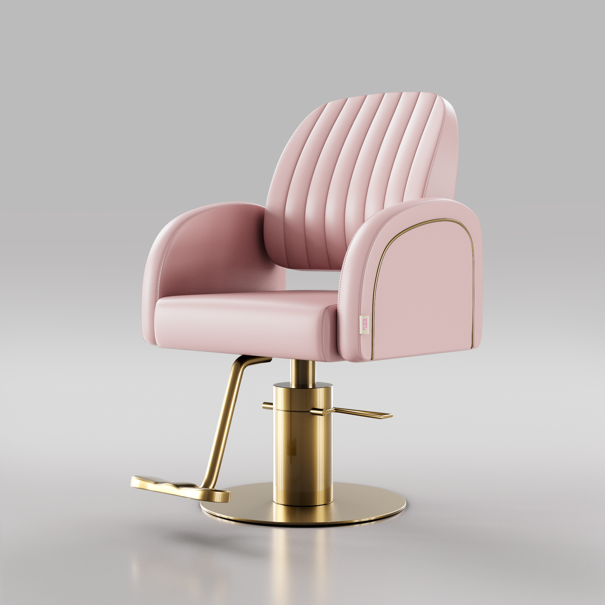 Pink & Gold Hair Chair