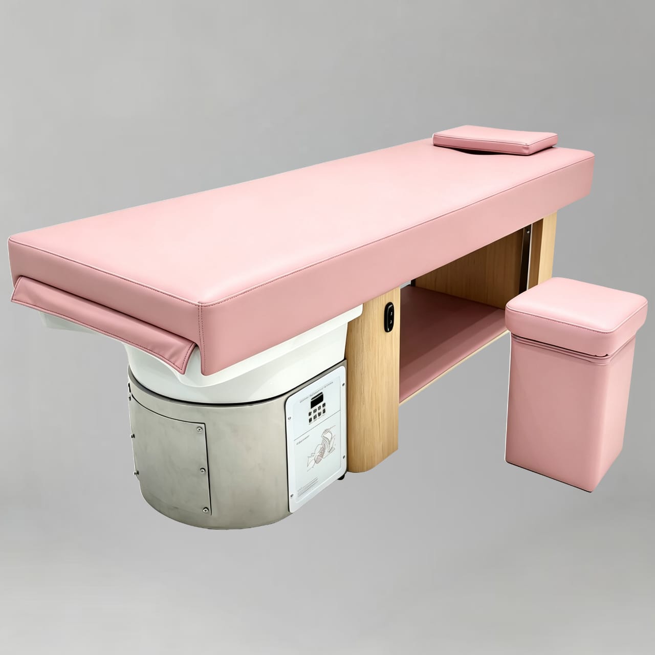 Massage leather bed with electric controls and headpsa
