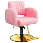 Pink hair salon chair 