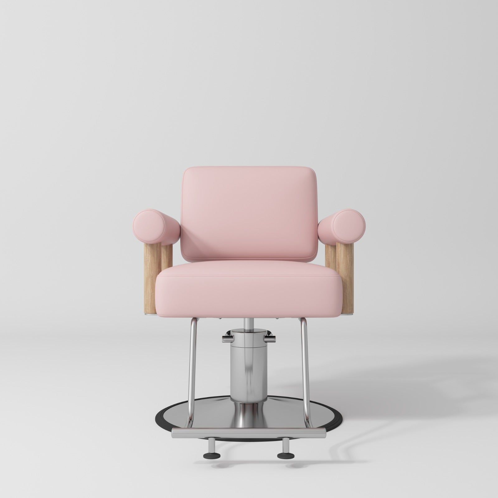 Luxury modern hair salon chair in pink 