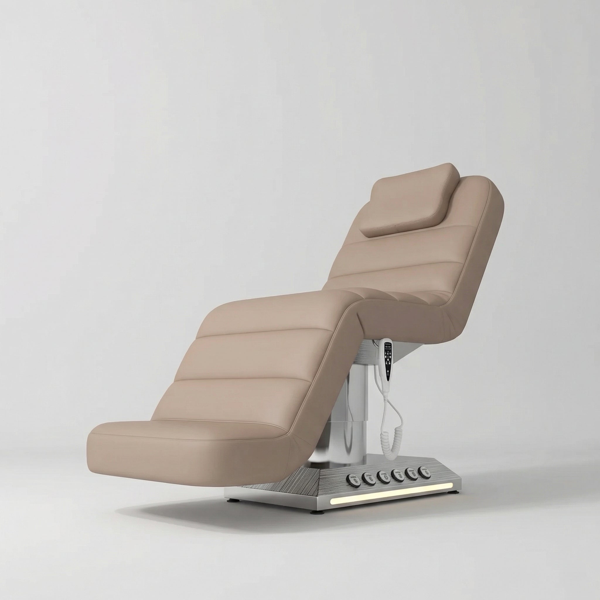 comfterable luxury beauty bed in brown and silver