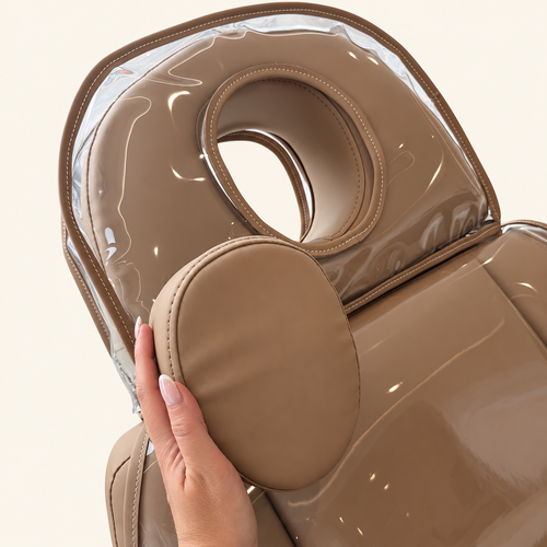 Removable pillow for headrest for massages 
