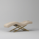 Leather Lash Bed with Stainless Steel Base 