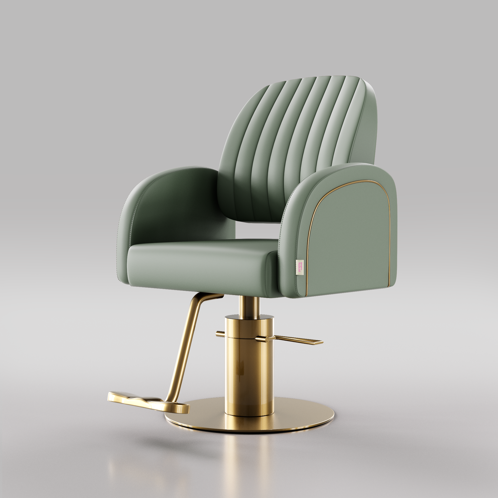 Sage_Green_Hair_Salon_Chair