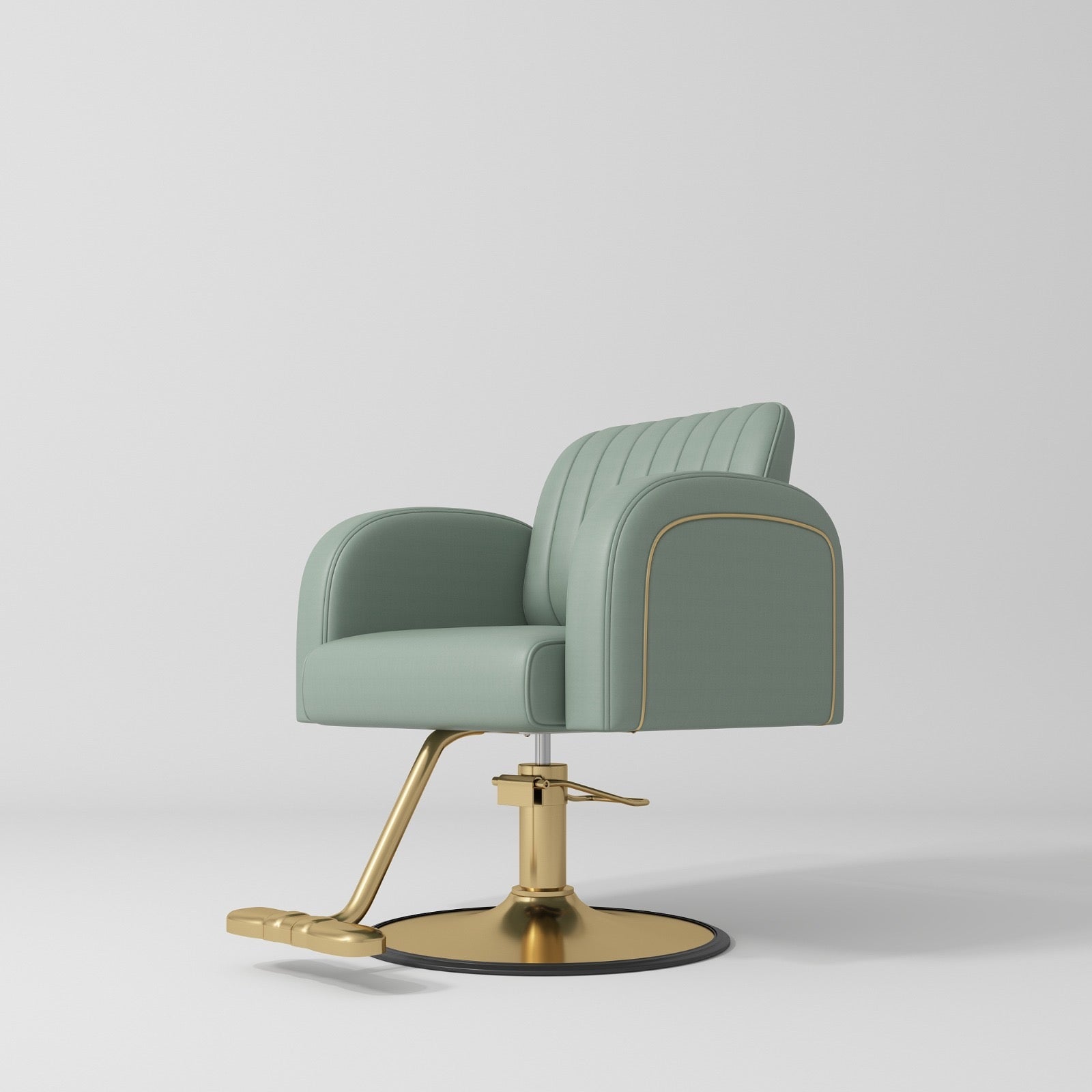 Sage Green & Gold Chair