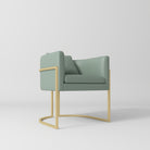 Salon Chair in Sage Green